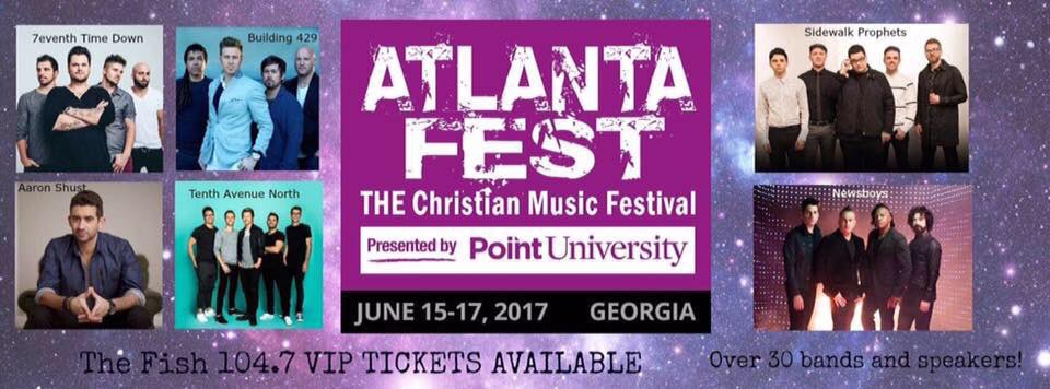 AtlantaFest's tweet photo. 3 weeks away!  Get your tickets before the price increase ! @newsboys @tenthavenorth @building429 @7eventhtimedown @PointUniv https://t.co/Is7SyXIrEV