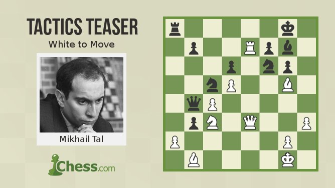 White to move and mate in two #378 -- The Life and Games of Mikhail Tal