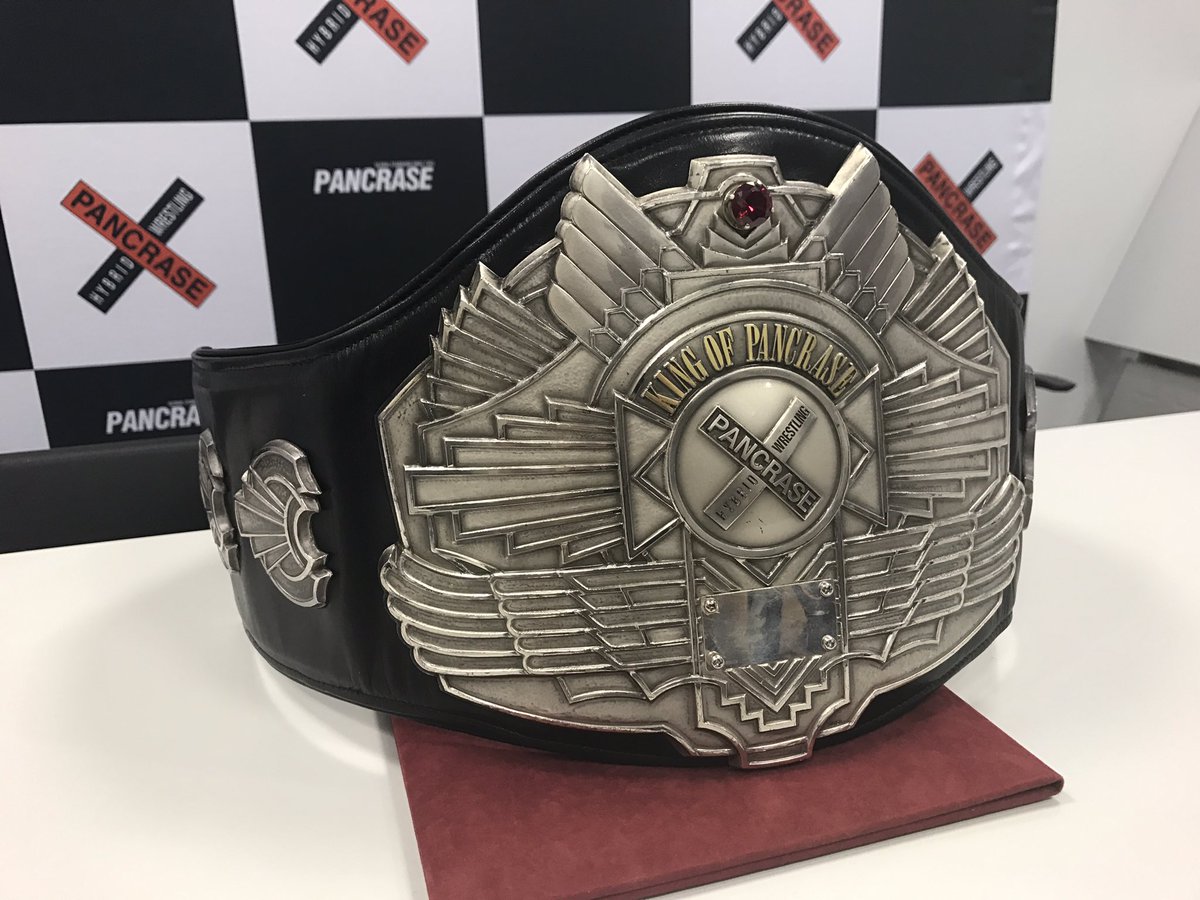 新品本物】 新品 パンクラス チャンピオンベルト ストラップ レア