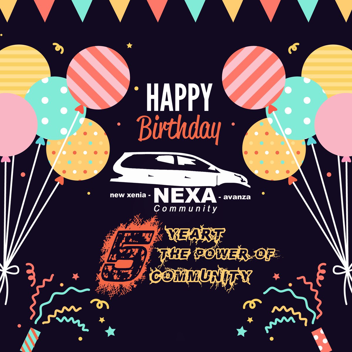 Selamat ulang tahun NEXA yang ke-5 ... 
Tetap Solid, selalu Silaturahim &amp; jadi panutan dakam berkomunitas. 
<a href="/Nexa_ID/">NEXA Community</a>