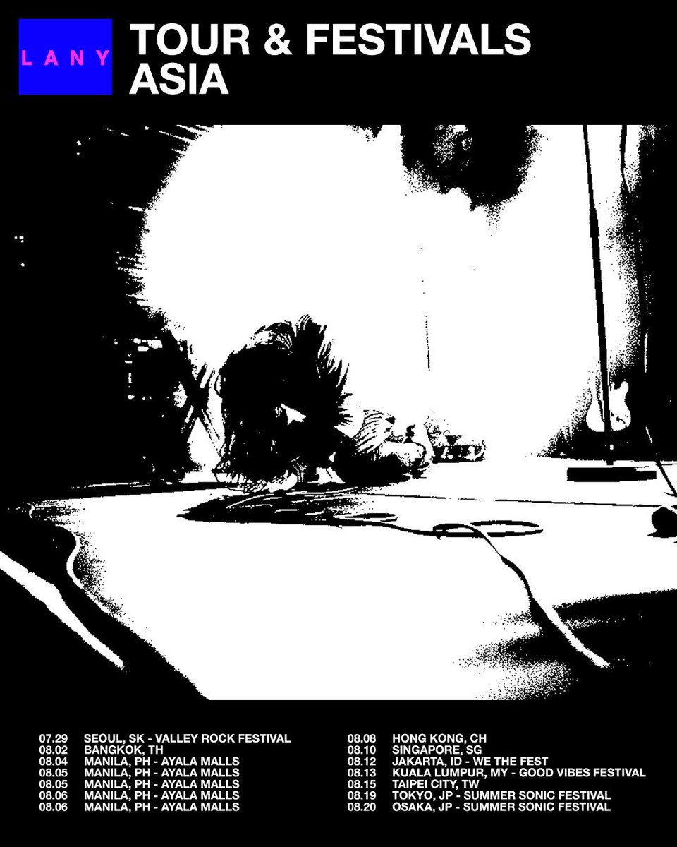 thisisLANY's tweet image. ASIA! THISISLANY.COM/TOUR