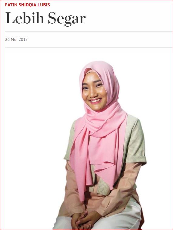 hariankompas's tweet photo. NAPER :
FATIN SHIDQIA LUBIS; Lebih Segar
https://t.co/Mo73OhncyS https://t.co/Lg7xqT9Yio