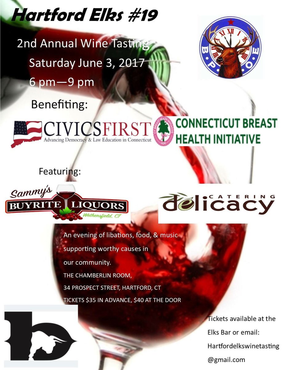 CivicsFirst76's tweet photo. Enjoy a social evening with food, wine, beer and liquor tastings supporting Civics First programs benefiting CT schools. https://t.co/zzT4Ay1Zsh