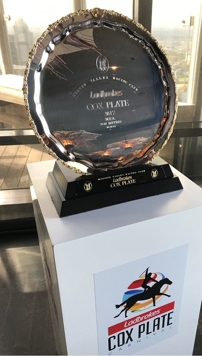 ladbrokescomau's tweet photo. It's great to finally see the Ladbrokes @CoxPlate!

We can't wait to witness history @TheValley on the 28th of October! https://t.co/SCcW62eb4r