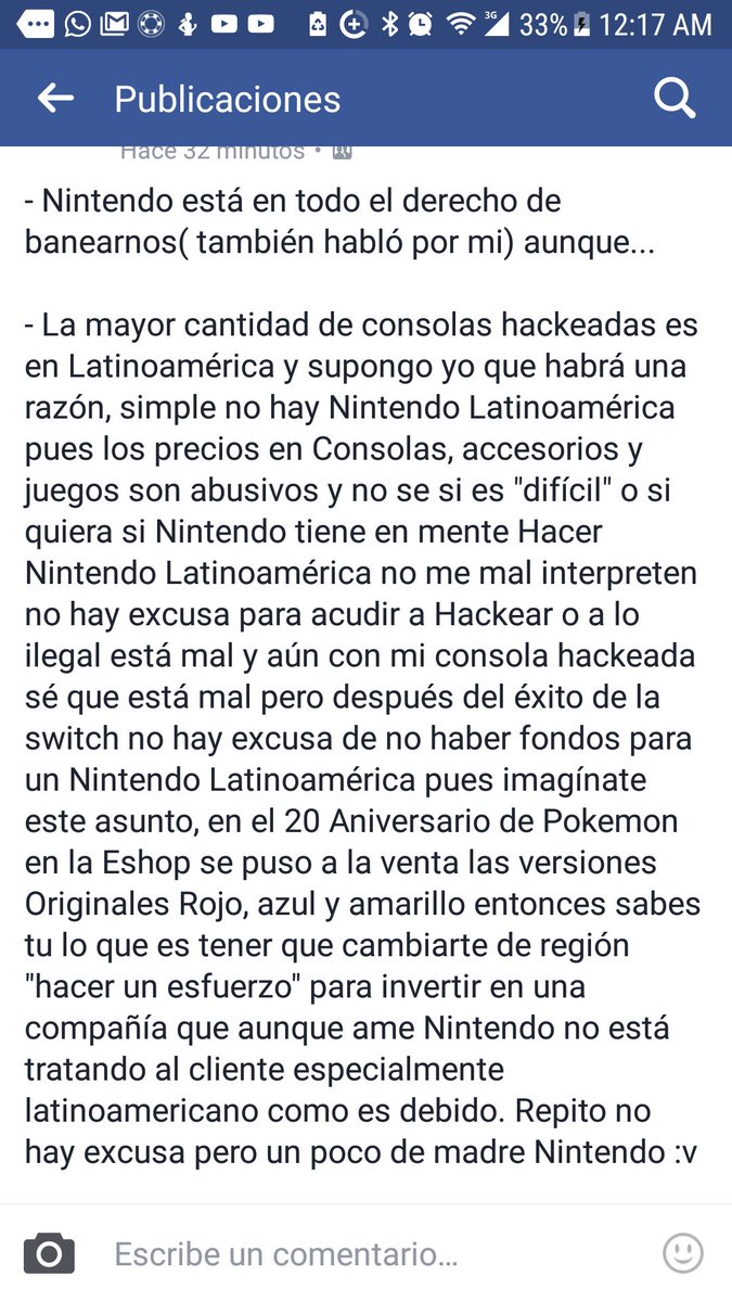 FeraForce's tweet photo. Bien hecho Nintendo :/ 

@Nintendo @NintendoES @NintendoEurope @NintendoAmerica 

#NintendoLatinoameria  #Nomasabusoenprecios https://t.co/VJsO27OJBB