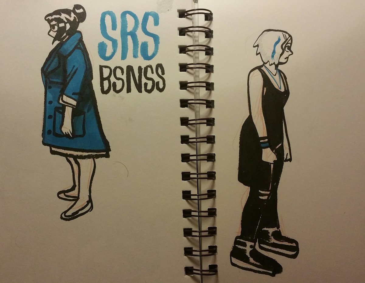 drawings from a scene in sense8 