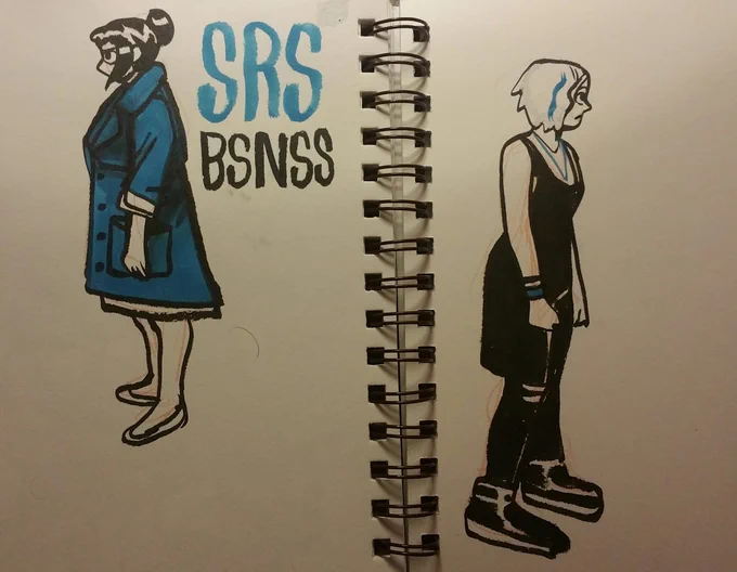 drawings from a scene in sense8 