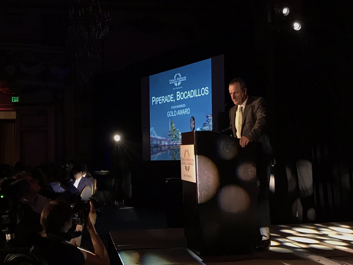 Special distinction winner in the Food Business is Le Comptoir, Gamine! Gold Award winner: <a href="/PiperadeSF/">Piperade</a> ! #faba2017 #sanfrancisco