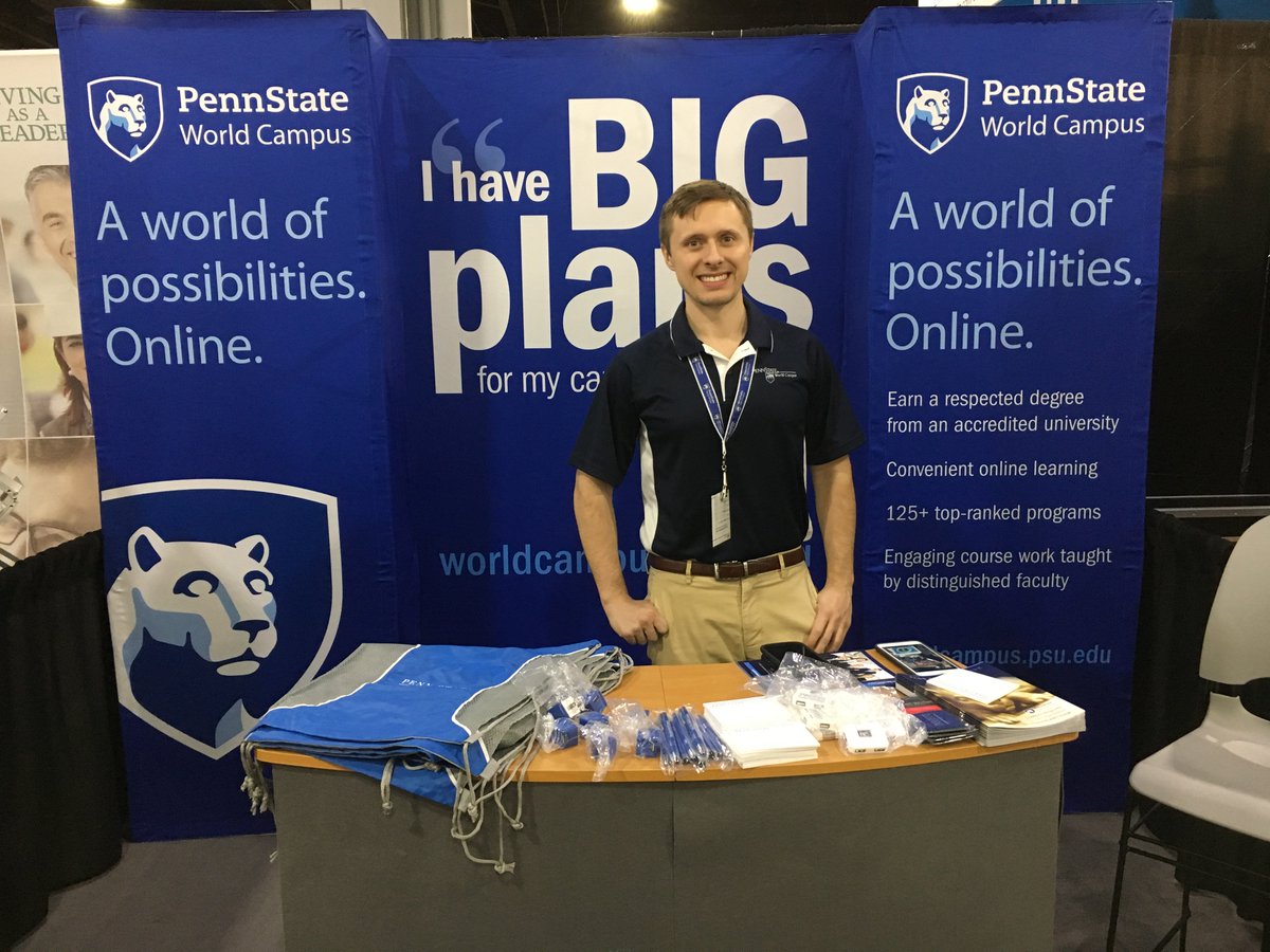 PSUWorldCampus's tweet photo. It was great to see everyone at #ADT2017! If we missed you, check out what our OD&C programs have to offer online. https://t.co/7Co1YsYfzY https://t.co/1ZvpyvKT6s