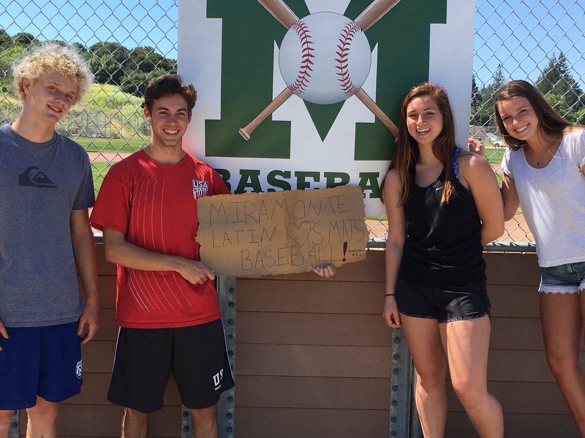 clairjcsteele3's tweet photo. MHS Latin supporting Mats Baseball before their game on Tuesday and before the Latin Banquet!!! Good luck tomorrow!!! @MagisterDavis1 https://t.co/Si5p1YBn7X