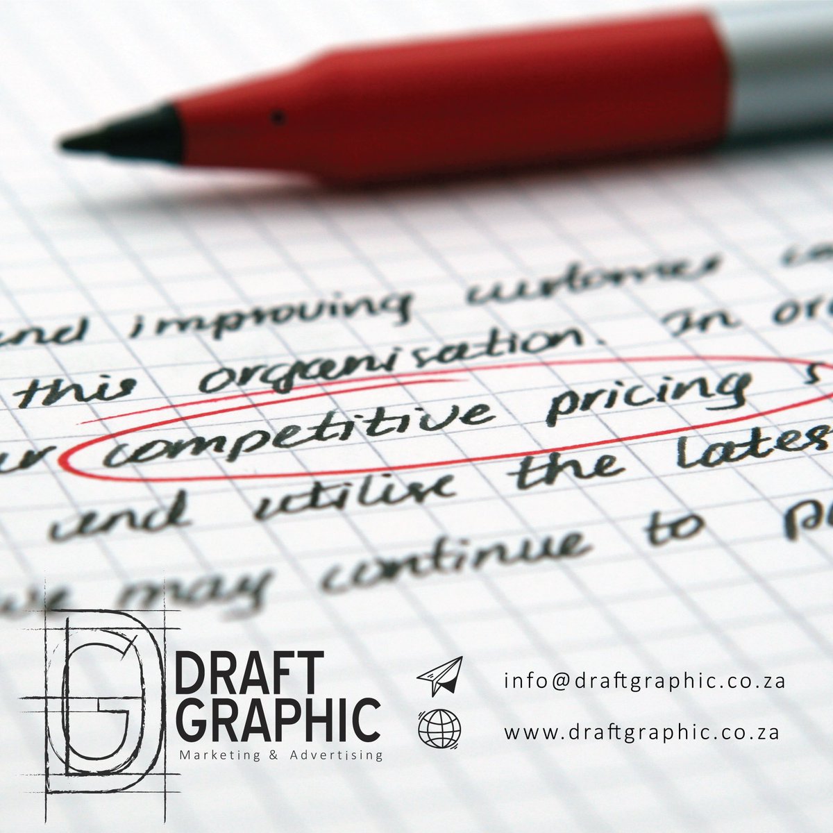 draft_graphic's tweet image. Competitive Pricing...

Get in touch with us to discuss our special rates for your brand.  #dreams #business #marketing #competitive #rates