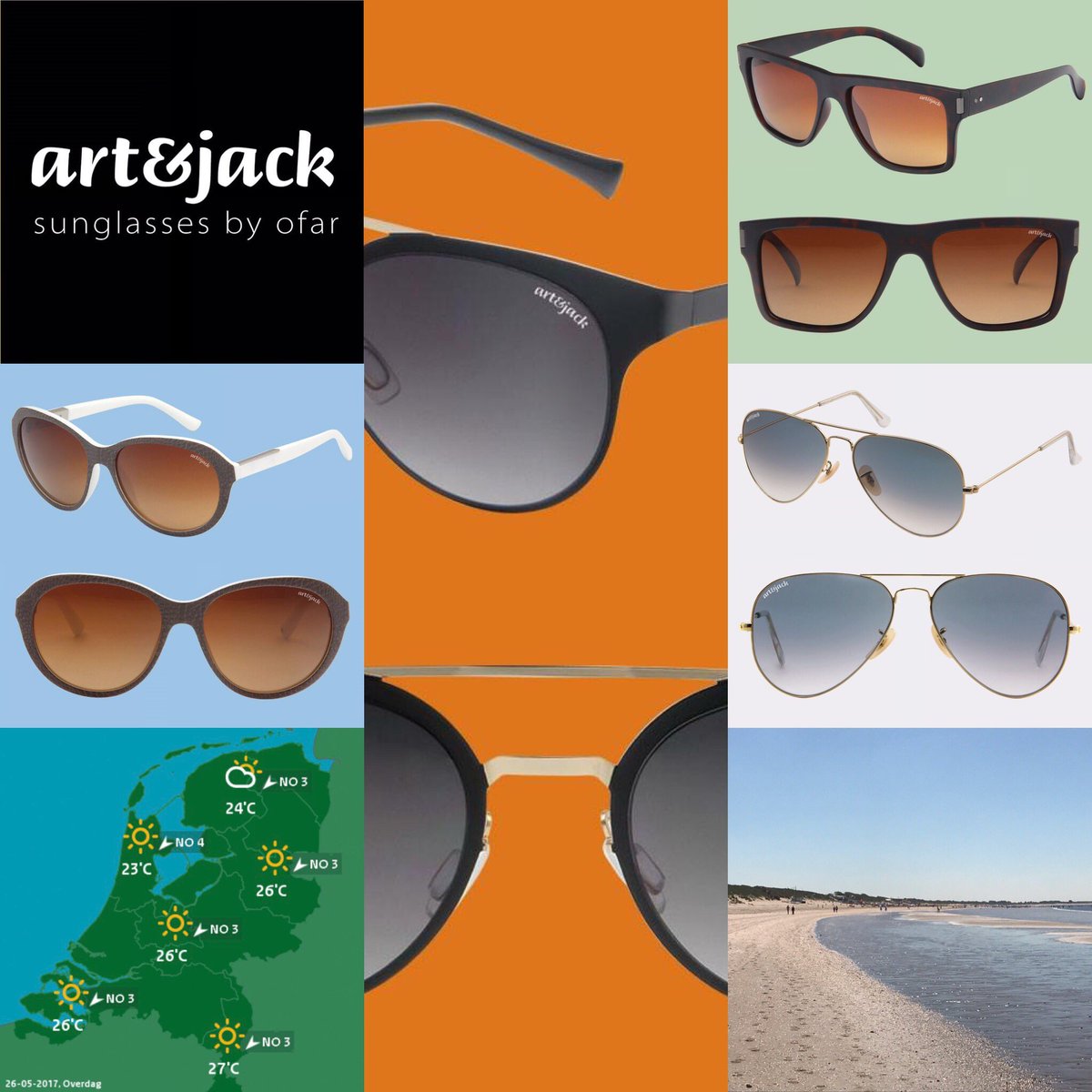 Zorg dat je er klaar voor bent met een te gekke zonnebril 😎