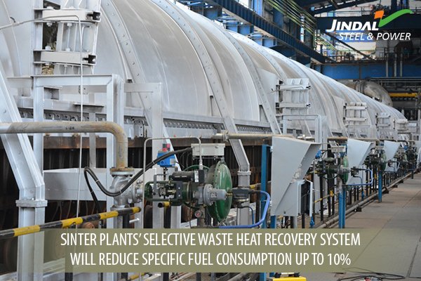 JindalSteel_In's tweet photo. JSPL’s #SinterPlant at #Angul is installed with Selective Waste Heat Recovery (SWHR) system, being implemented for the first time in India https://t.co/oYunxk1AXZ