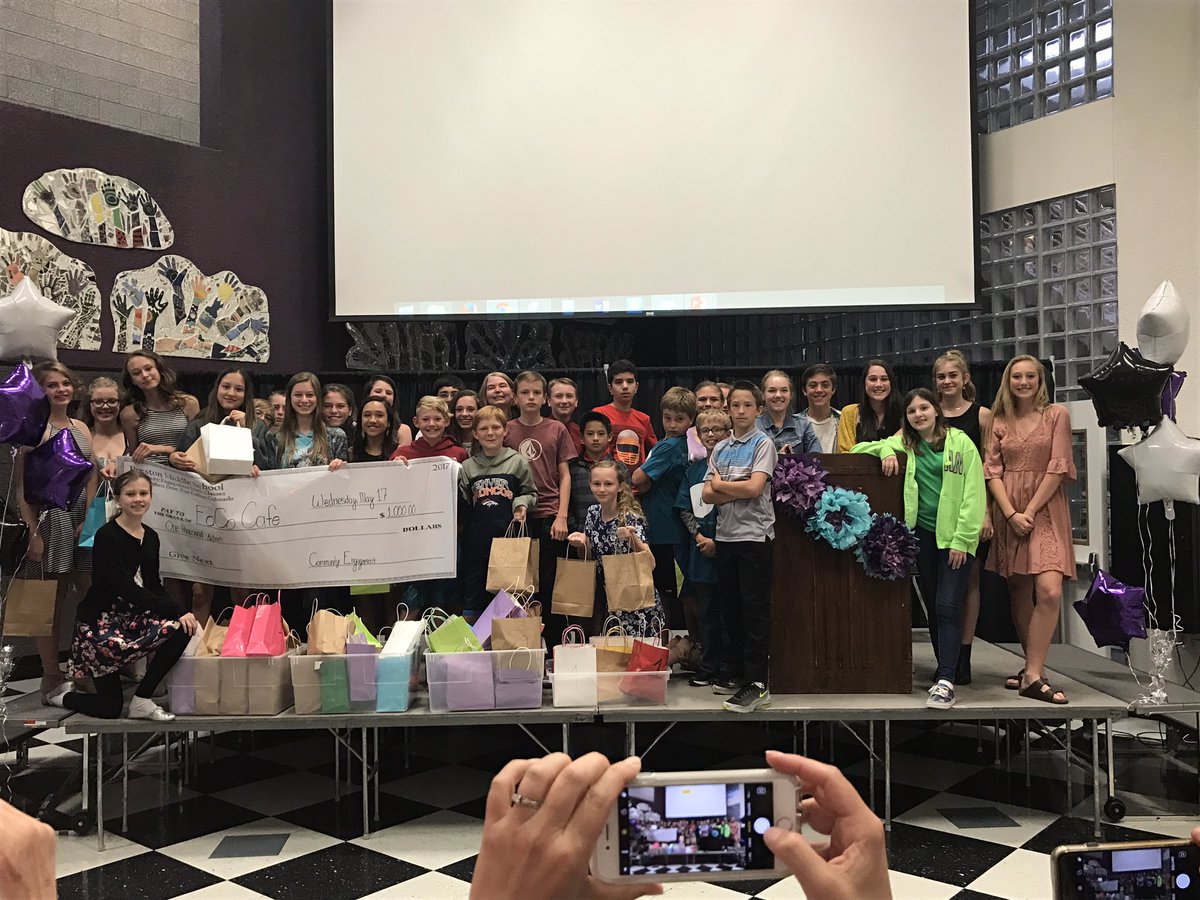mathsampson's tweet photo. TY @homelessgear, Larimer County Food Bank + FOCO Cafe for being at our students GiveNext + Community Engagement Banquet https://t.co/XL3wUXoTPp