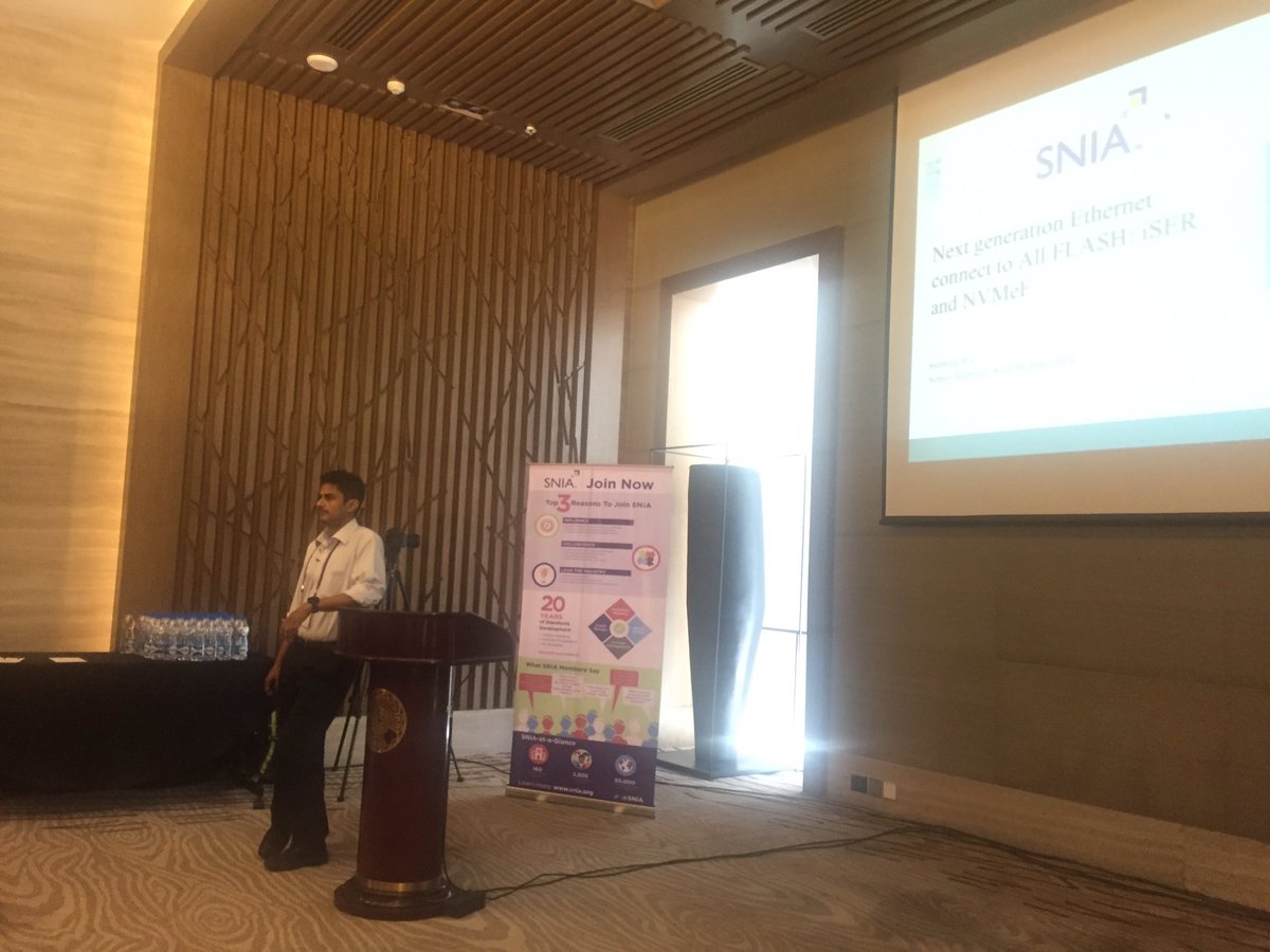 sandeep_r_patil's tweet photo. SNIA SDC conference Day 2 - From IBM storage lab , Subhojit presented on iSER and NVMeF https://t.co/RPpkVgXt2r