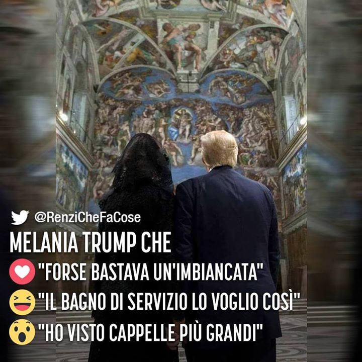 RenziCheFaCose's tweet photo. Il QUIZZONE di MRCFC.
#thefirstladyisatrump #chefacose #G7 https://t.co/MCFewpUhX9