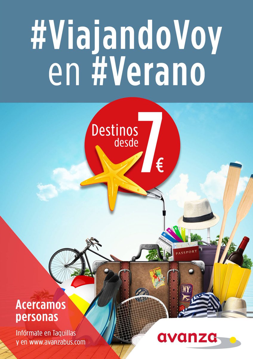 Avanza crea la promoción #ViajandoVoy para viajar en #autobús en #Verano ow.ly/kd6230c3Bno