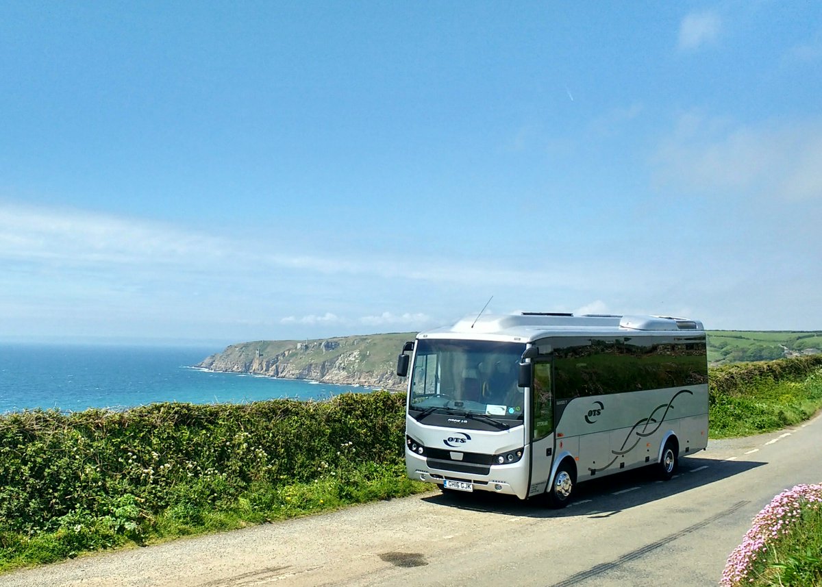 OTSFalmouth's tweet photo. @bus_coachbuyer A nice sunny one for you as requested @bus_coachbuyer #bcbphotofriday https://t.co/rXLWKW1CYc
