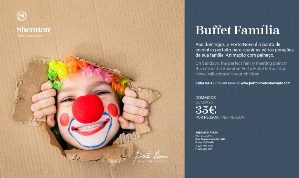 Saiba mais spr.ly/60168clBk | Know more spr.ly/60178clBZ #sheratonporto #portonovorestaurante #familybuffet