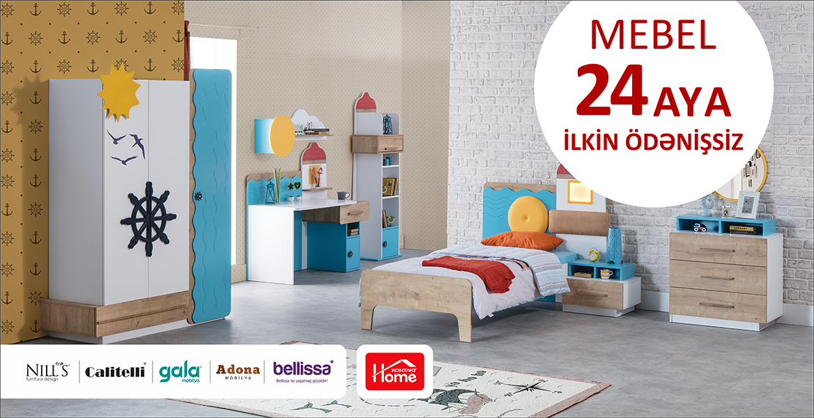 Bütün növ MEBELLƏR -İLKİN ÖDƏNİŞSİZ, həmçinin 24 ayadək hissə-hissə ödəməklə!
☎ Ətraflı: (012) 5330101