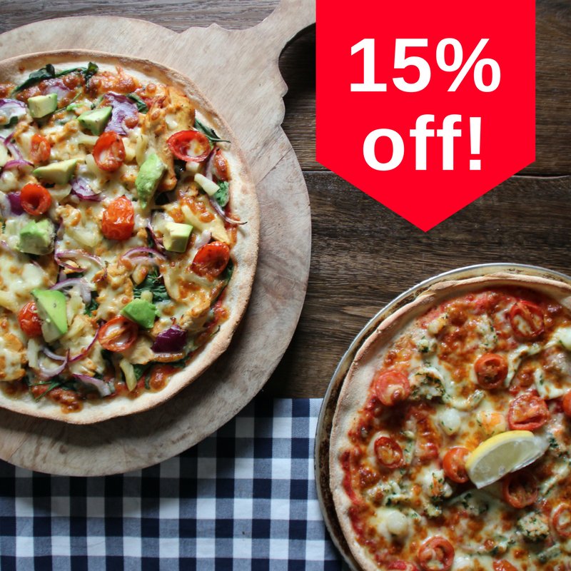 15% off* online this weekend! Use the code "PIZZAHOLIC" when you order at bubbapizza.com.au  *Excludes deals