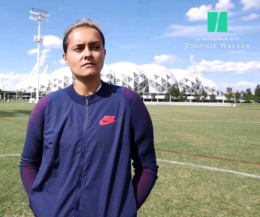 Here's a BTS video I shot with <a href="/HuffPostAu/">HuffPost Australia</a> showing how family and footy have moulded me. #sp bit.ly/2ryzHXF