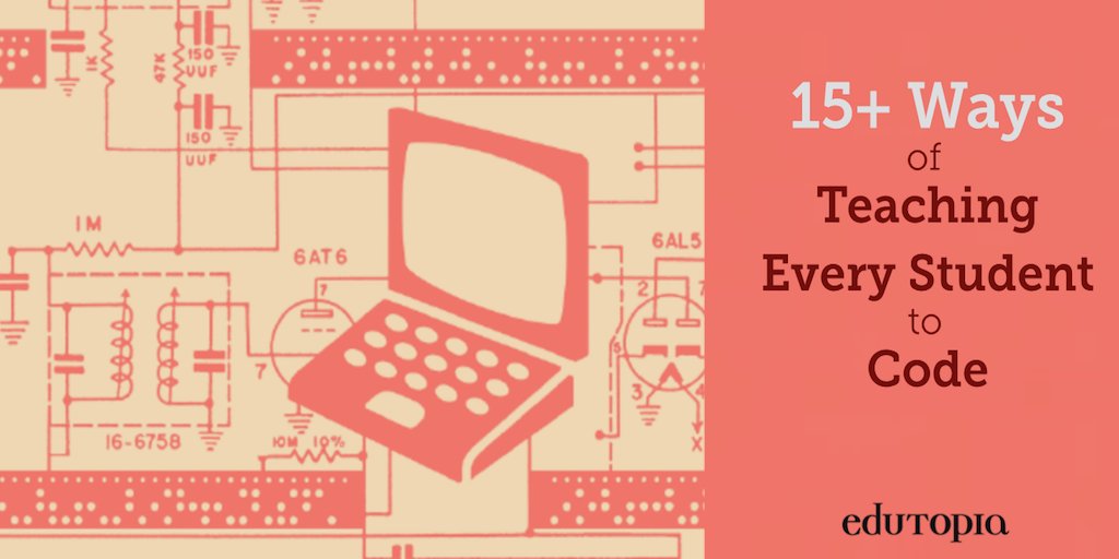 edutopia's tweet photo. #Coding impacts every career in the 21st century world: https://t.co/up57vpjhqF. https://t.co/3tlv7CzTLI