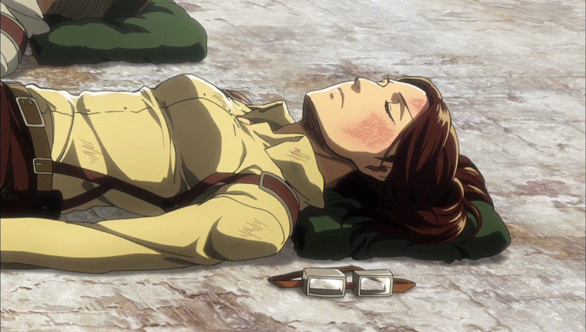 Uzivatel 紫さん Na Twitteru ハンジさん アニメでは女性確定だね Twitter上にいる進撃の巨人好き全員と繋がるのが密かな夢だったりするのでとりあえずこれを見た進撃の巨人好きはrtもしくはフォローしてくれたら全力でフォローしに行きます 進撃の巨人 Rtした人