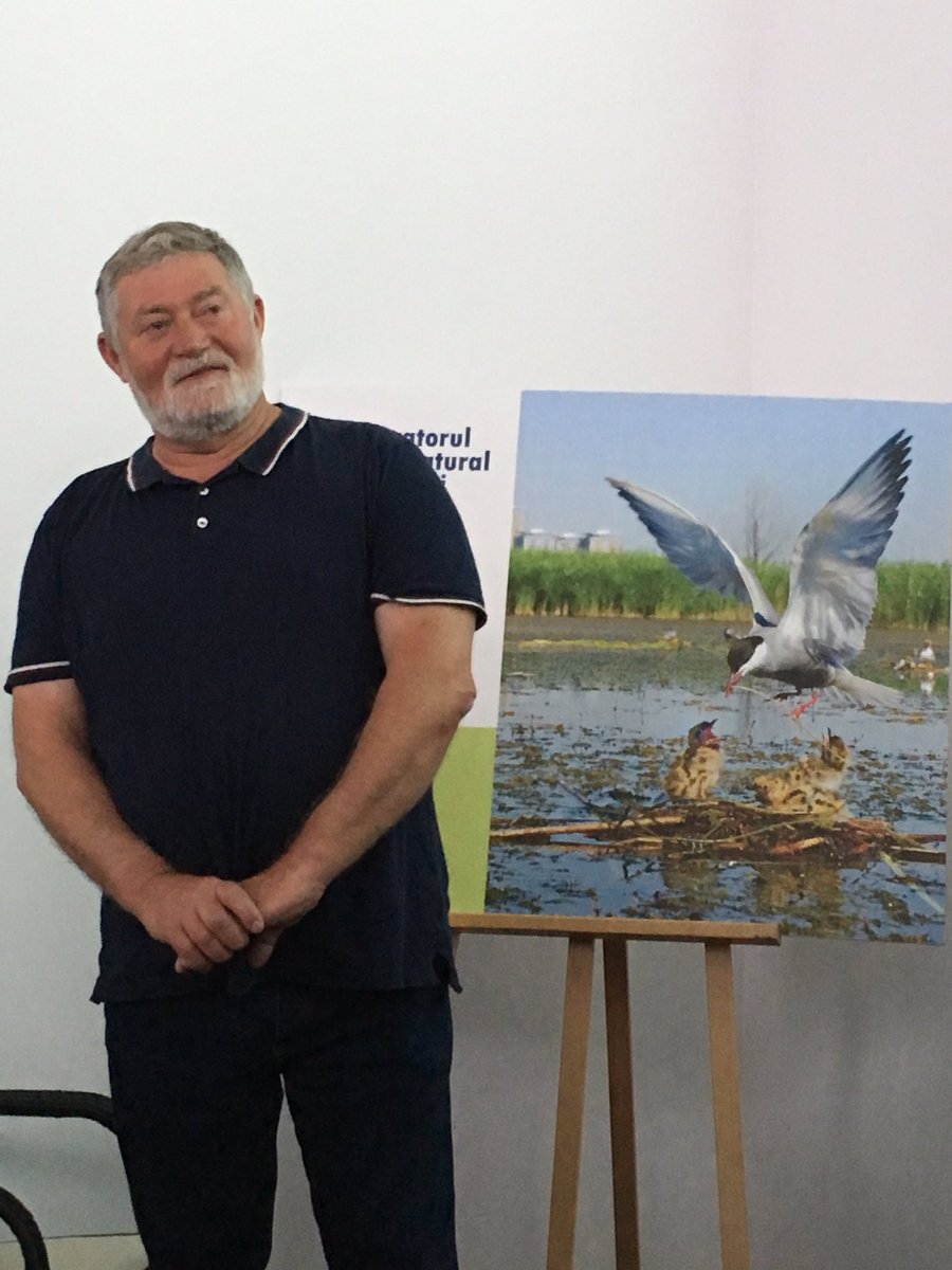 PaulBrummell's tweet photo. Environmentalist & speleologist Cristi Lascu setting out the story of the #Vacaresti Natural Park project to @BRCC_UK_RO members. https://t.co/ei14amSCWl