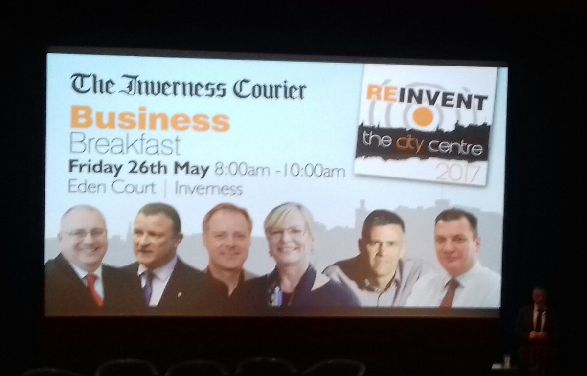 Our business breakfast is under way
#reinventinverness