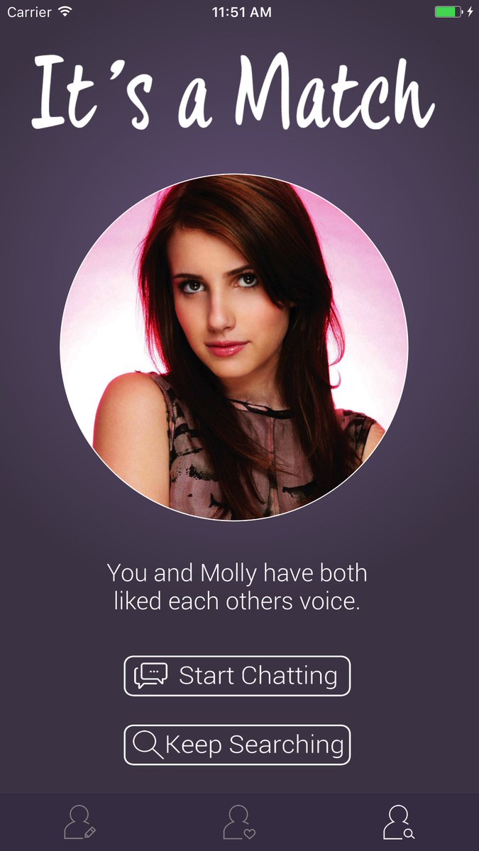 On Chattup your profile photo is hidden until you have both liked each others voice

appsto.re/i67C73f 

#thevoice <a href="/thevoiceuk/">The Voice UK</a> #dating