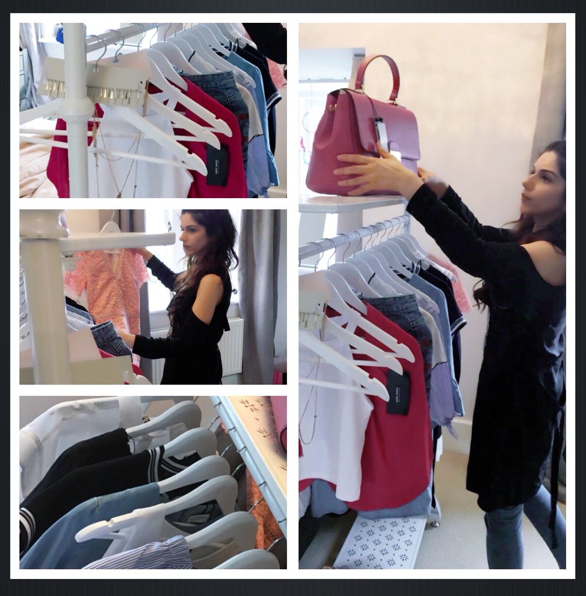 SuzannStylist's tweet photo. TOTD:WARDROBE STYLING 
Day 2 introducing key pieces to Sandie's #wardrobe #injecting #colour #trend #fashion #style https://t.co/agVFmwpzLh
