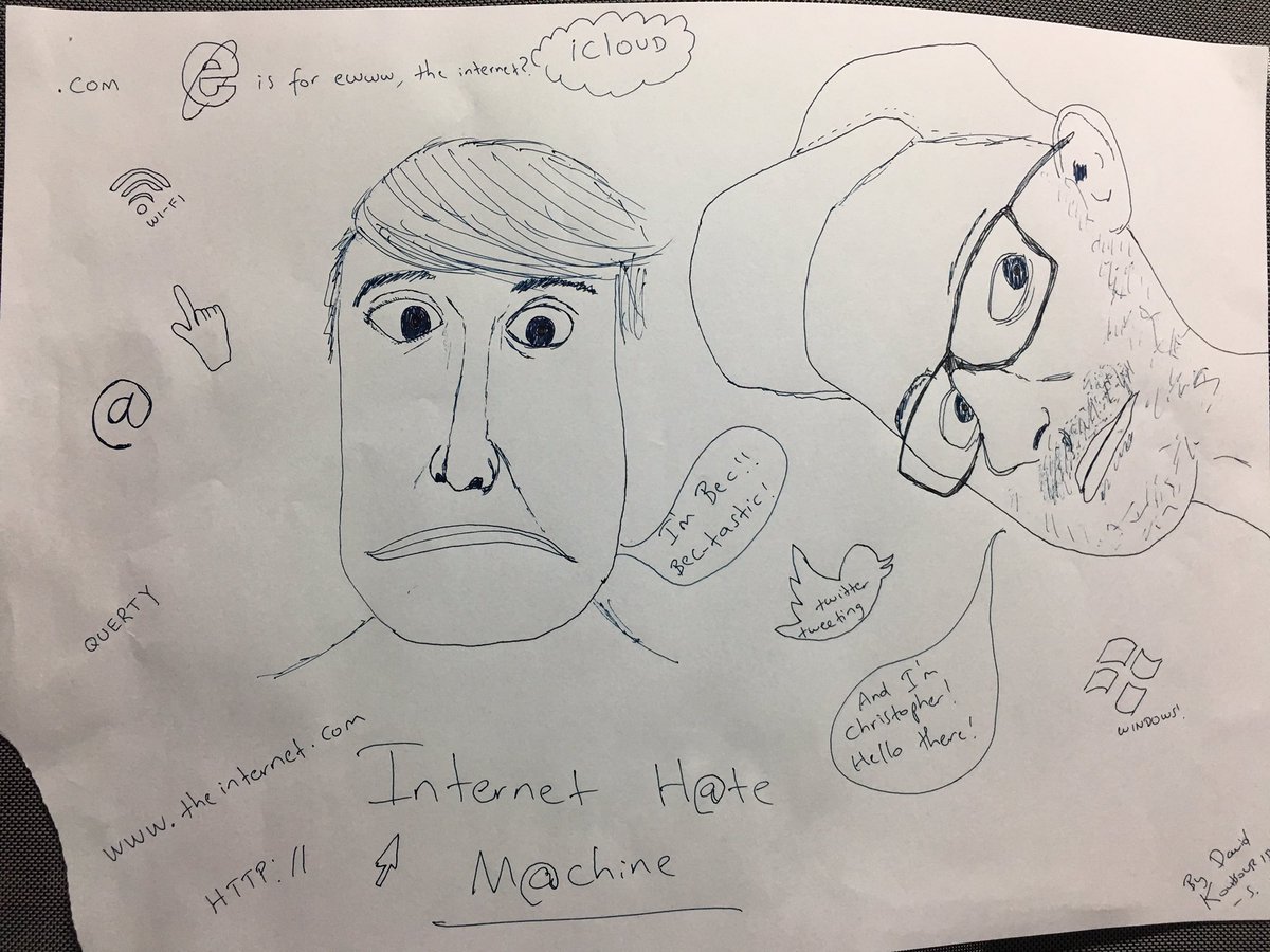 InternetHatePod's tweet photo. Our first bit of #InternetHateMachine fan art, thanks @DFKoutsouridis you strange man https://t.co/ih9GFUYySd