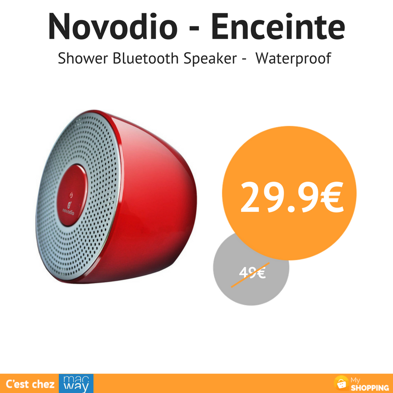 MyShopping7's tweet photo. ⚠️ #Bonplan Audio! @macway_fr
L'enceinte #Novodio à 29.99€ au lieu de 49€ 🔊🚿
C'est ici: ➡️https://t.co/Gkcaj77J3U⬅️
#promo #reduction https://t.co/mRyQwrLqIf