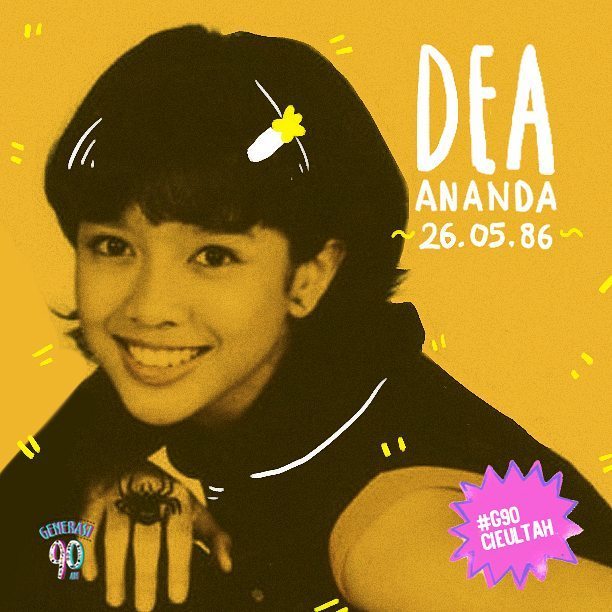 Generasi90an on Twitter "Selamat ulang tahun buat @dea_ananda