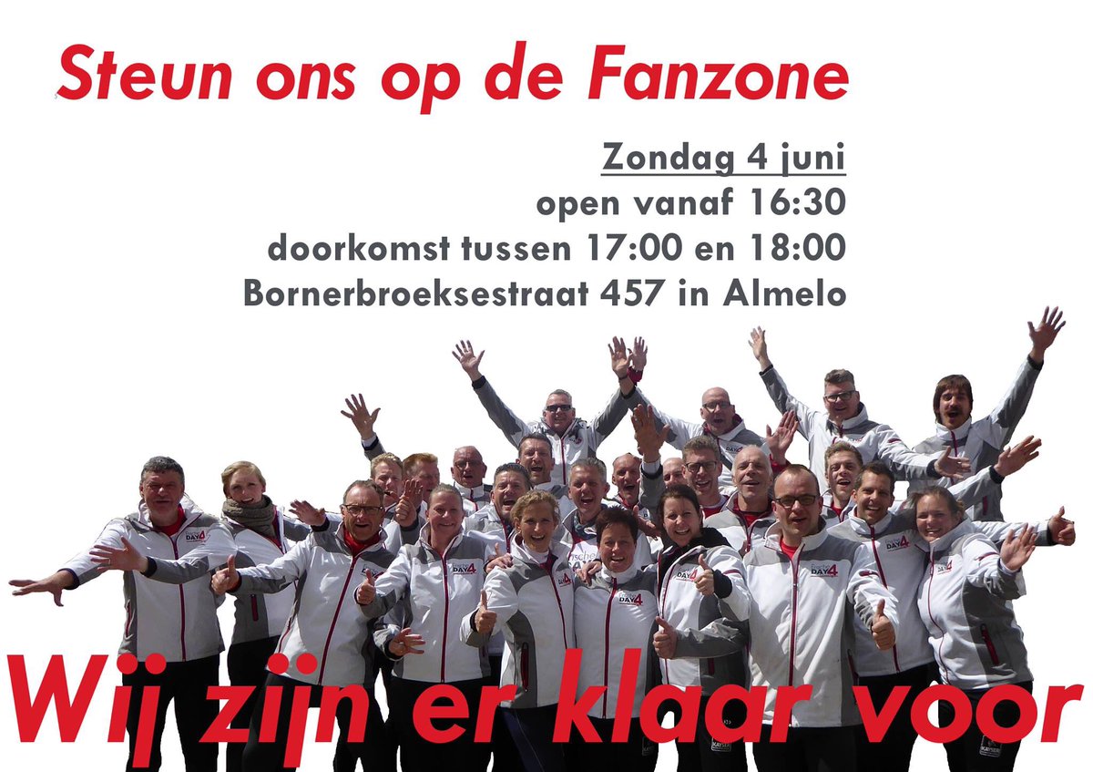 TeamEnscheDAY's tweet image. Ook dit jaar komen we weer door Almelo en hebben we daar onze eigen Fanzone ingericht
Kom onze teamleden aanmoedigen, we waarderen dat zéér