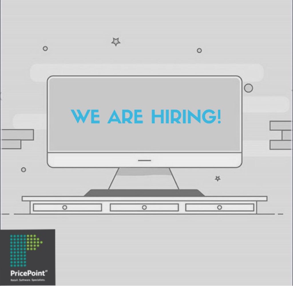 pricepointit's tweet photo. We are hiring a C# / SQL developer. For info on this role visit our Facebook page or mail hello@pricepointit.co.za https://t.co/n2zp6rhVbw