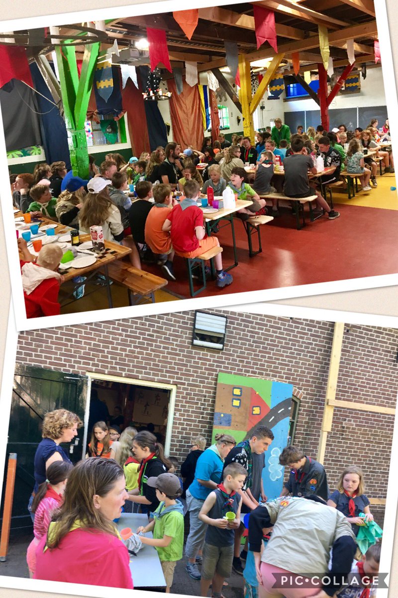 Goedemorgen! Dag 2 begonnen met een goed ontbijt en......de afwas. #JuKa #JuKa #Scouting #IJsselstein