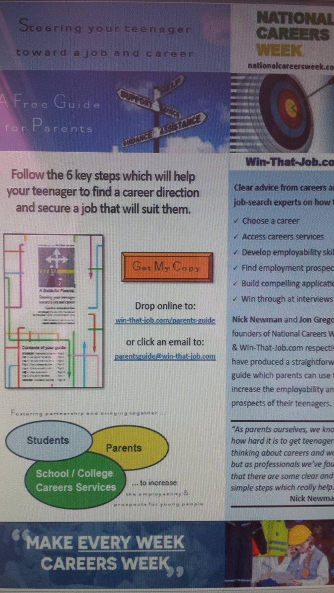 UckColl_Careers's tweet photo. A free Careers guide entitled:
"A Guide For Parents: Steering your teenager into a job and career"
https://t.co/Ky6KXunEH6
#uctclearn https://t.co/8Ytd3dLZ6X