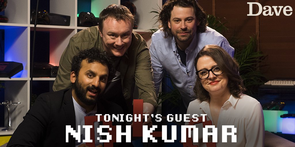 davechannel's tweet image. This week on #Go8BitDLC, @EllieGibson @SteveMcNeil &amp;amp; @SamPamphilon are joined by funny man @MrNishKumar! 11pm, straight after #Go8Bit.