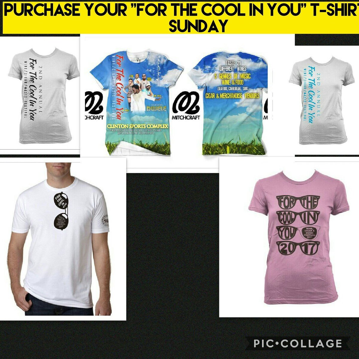 TrickyIncDC's tweet photo. Purchase your "For The Cool In You" T-shirt on Sunday #wine #trickyinc #music #cigars #festival #forthecoolinyou #loveourcity https://t.co/mniyoTzgPf