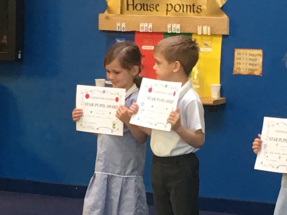 MrsHartsClass2's tweet photo. Our star pupils for being so grown up on our trip and also fantastic progress in writing are Archie and Gracie! ⭐️⭐️ https://t.co/Al46iIYZf4