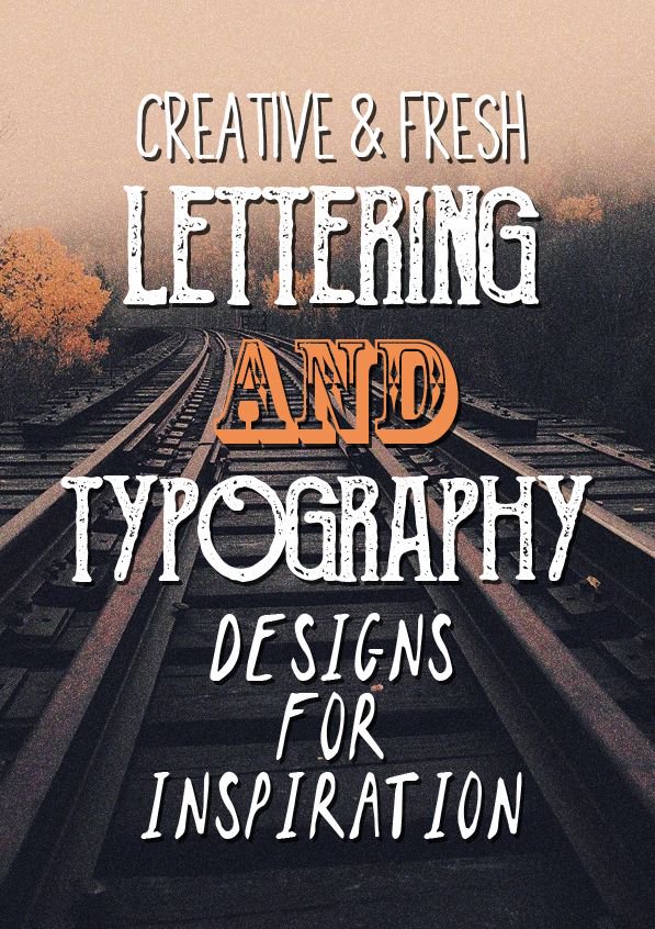 “31 Remarkable Lettering and Typography Design for Inspiration” buff.ly/2qtwLbM #GraphicDesign #designwhizz #designer