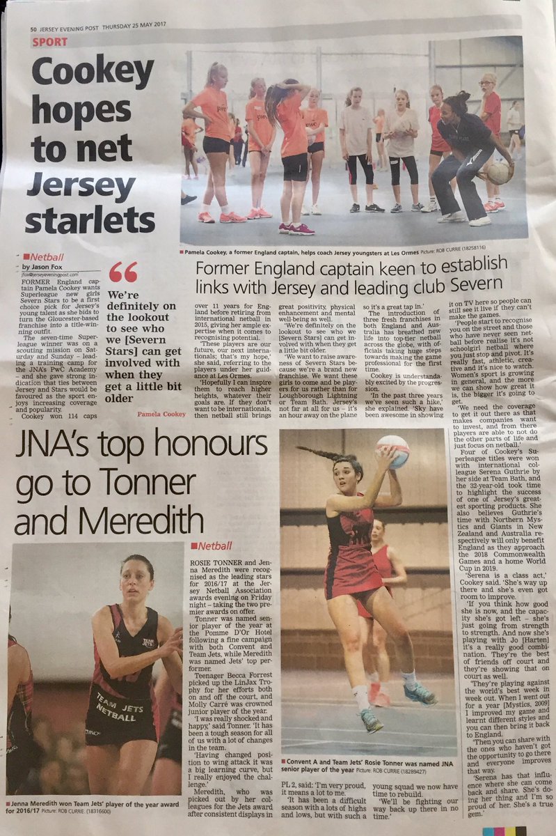 really good #netball coverage <a href="/JEPsport/">JEP Sport</a> - <a href="/PamelaCookey/">Pamela Cookey</a> <a href="/rosie_tonner/">RosieTonner</a> <a href="/JEN_JEN_4/">Jenna Meredith</a> <a href="/serenabob/">Serena Kersten - MBE</a> <a href="/JerseyNetball/">Jersey Netball</a> <a href="/jersey_jets/">TeamJetsJersey</a> @England_Netball