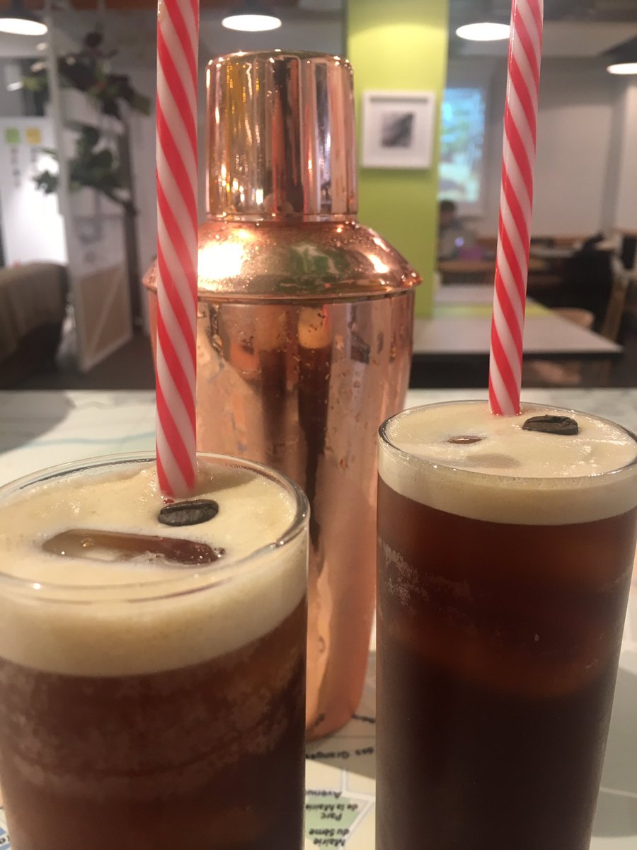Le Café Glacé !!!!! L'été arrive et chez @Nextdoor_fr #GaredeLyon on est prêt 😉 #shaker #ShakeYourDay #ByeByeLaRoutine <a href="/HaveagoodayFr/">Haveagooday</a>