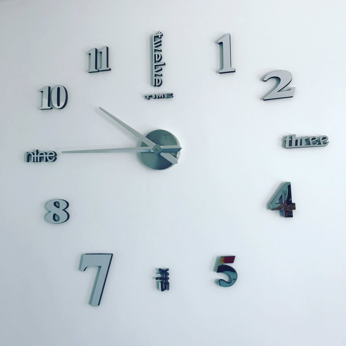 Cool clock for one of our newest properties #interiordesign #development #happytenants