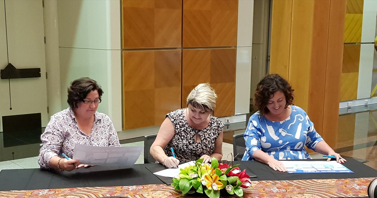 Territory Families, Foster Carers NT and NT Government sign the Charter of Rights for Foster and Kinship Carers. <a href="/FosterCarersNT/">Foster Carers Assoc</a>