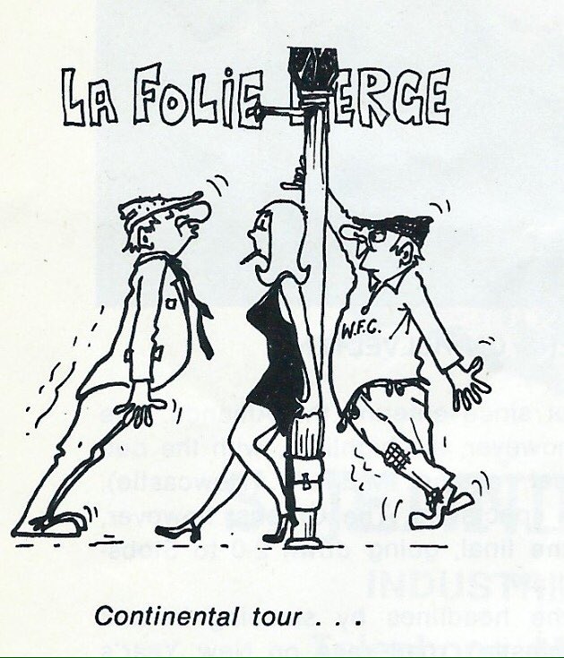 In honour of <a href="/wallington1877/">WallingtonFC</a> 140th anniversary here are some cartoons drawn by #HenryBrewis for the centenary celebrations in 1977 #football