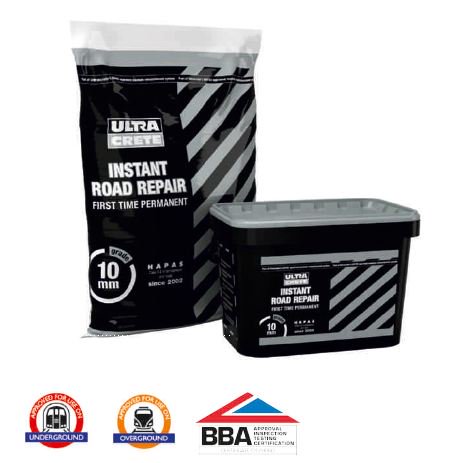 Ultracrete_UK's tweet image. #Didyouknow our 6mm and 10mm Instant Road Repair has been #HAPASApproved for over 15 years #ThursdayThought