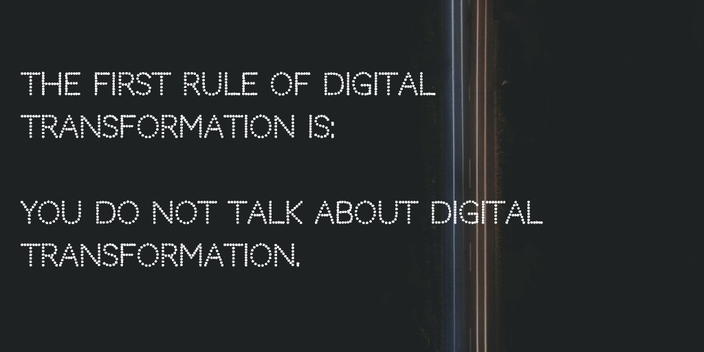 PaulIanTaylor's tweet image. New Post: The Rules of Digital Transformation bit.ly/2rFJNFY